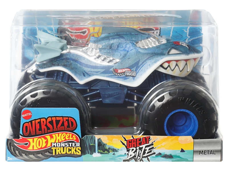 Mattel Auto na hraní Barbie Cabrio / Hot Wheels Monster Truck (Fyj83 Hot Wheels Monster Truck)
