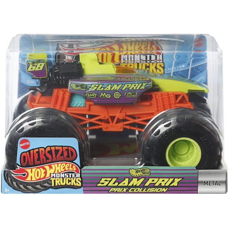 Hot Wheels® JCC87 Monster Truck v nadměrné velikosti, angličák náklaďák