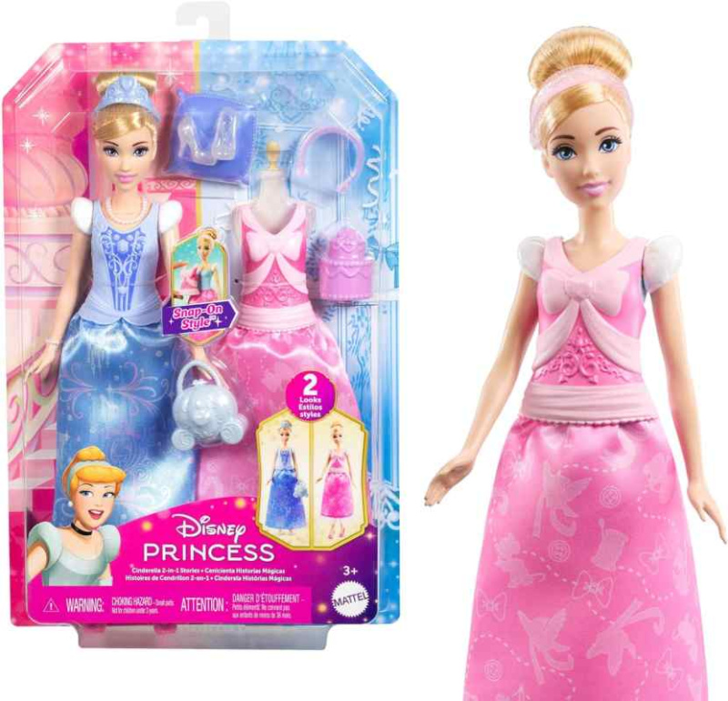 Mattel disney princess popelka a pohádkové oblékání, jcr95