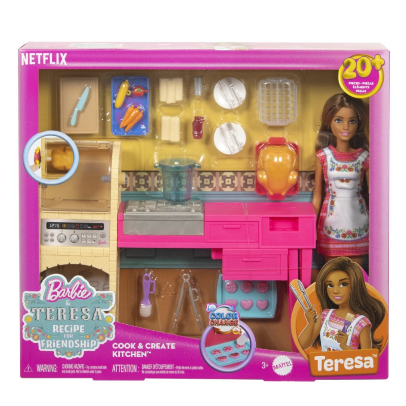 Barbie Panenka Teresa a kuchyňka herní set