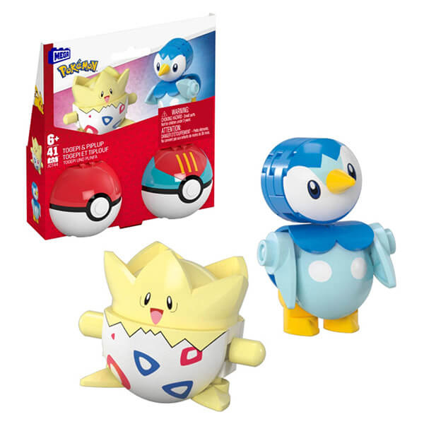 Mega Pokémon Pokéball - Piplup & Togepi Vícebarevná