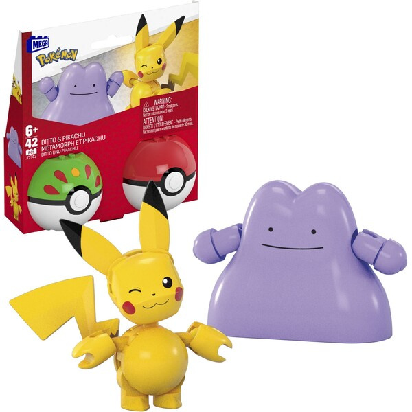 Mega Pokémon Pokéball - Pikachu & Ditto Vícebarevná