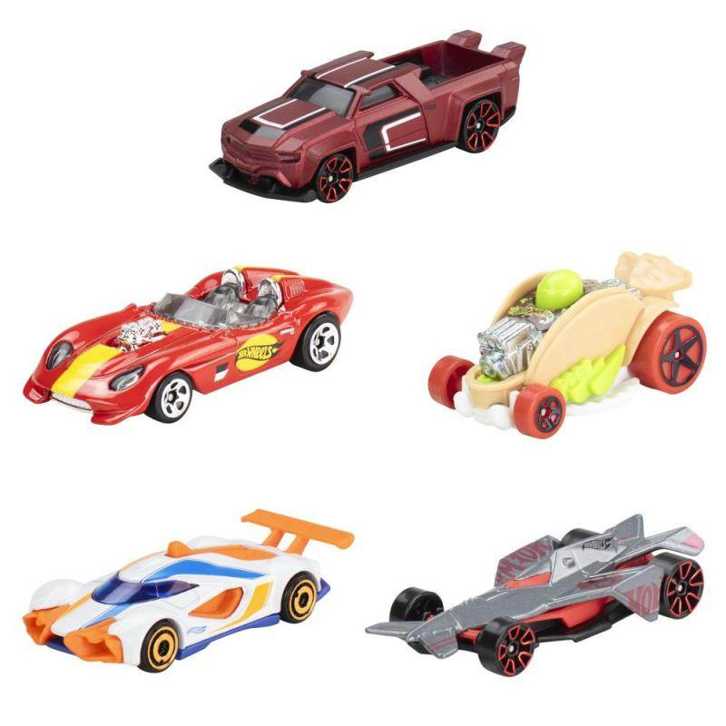 Hot Wheels 5ks tematický angličák závodní