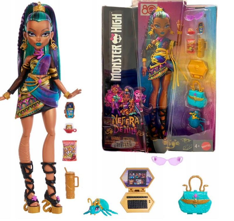 Mattel Monster High Panenka Monsterka - Nefera