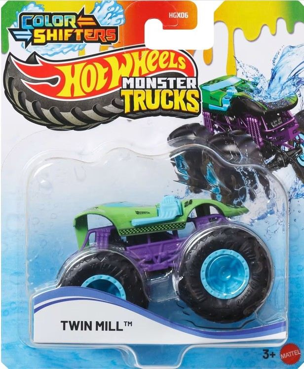 Mattel Hot Wheels Monster trucks color shifters Twin Mill