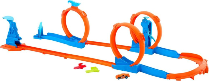 Hot Wheels Track Creator dráha trojitá smyčka
