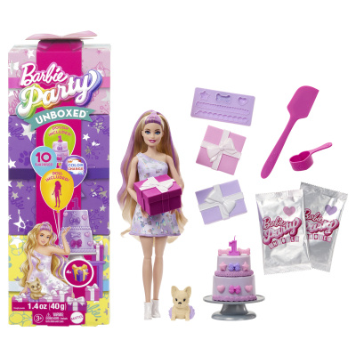 Barbie party reveal Barbie