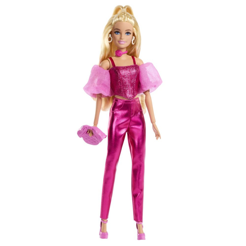 Barbie deluxe modelka - růžový korzet