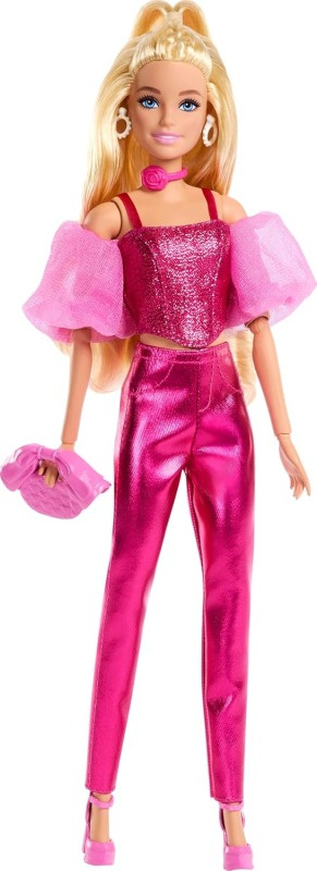 Barbie deluxe modelka - růžový korzet