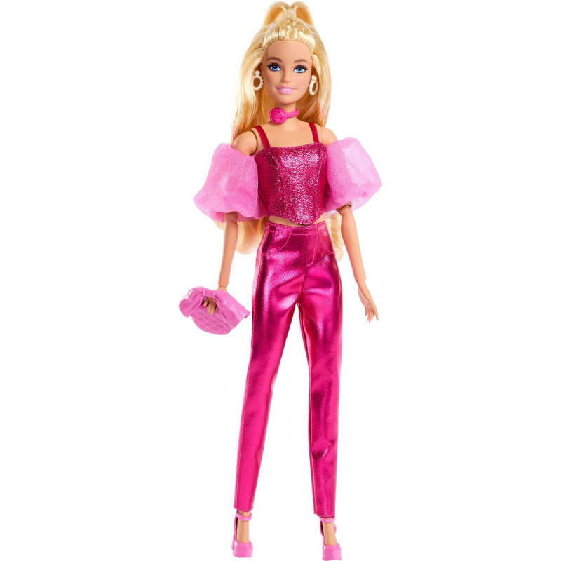Barbie deluxe modelka - růžový korzet