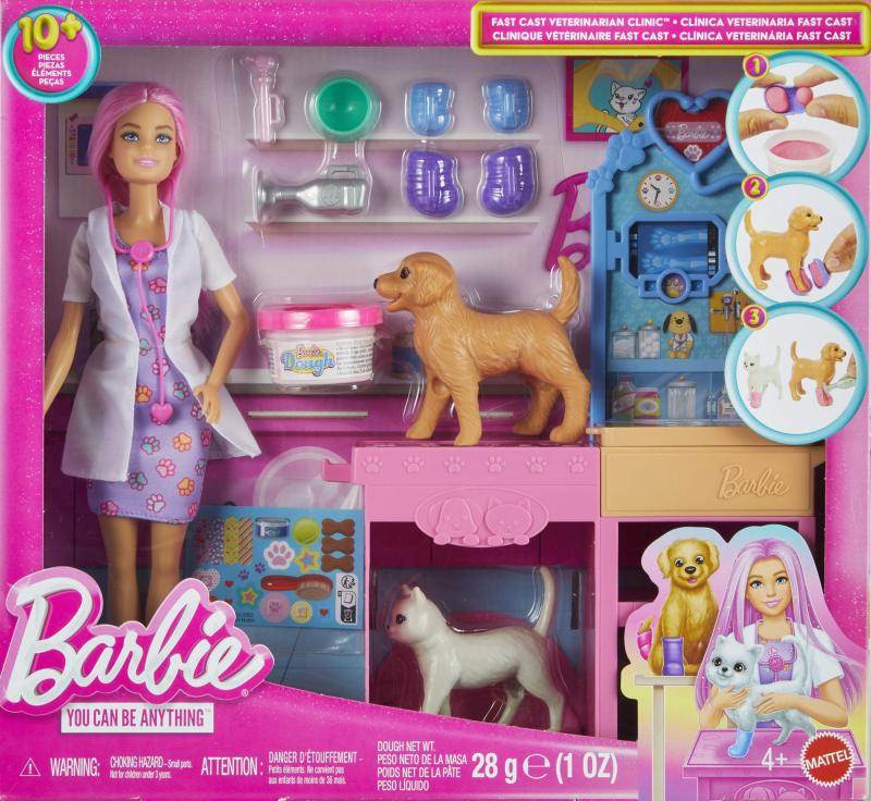 Mattel Barbie Veterinární sada – klinika pro mazlíčky