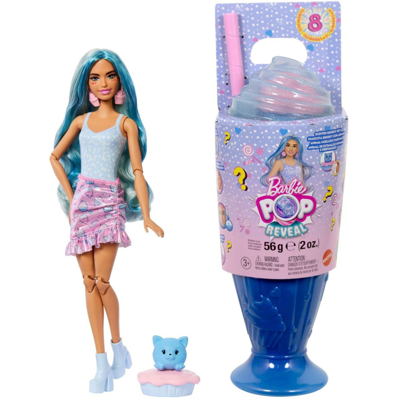 Barbie pop reveal odměny - modrá