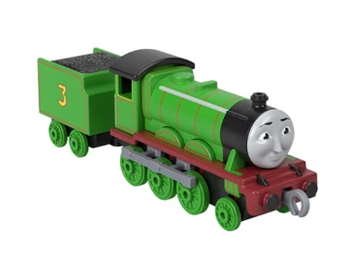 Tomáš a přátelé tahací kovová mašinka s vagónem henry, mattel jgf91