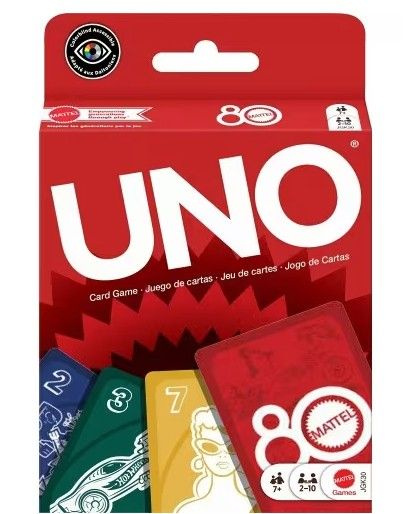 Uno 80. výročí Mattel