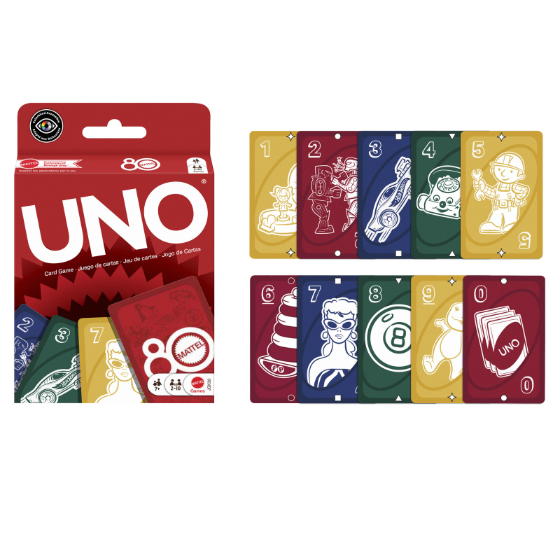 Uno 80. výročí Mattel