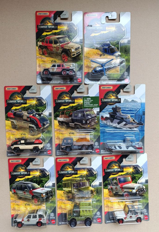 Mattel Matchbox Jurský svět dopravní prostředek 14 Mercedes-Benz G-Class G 550