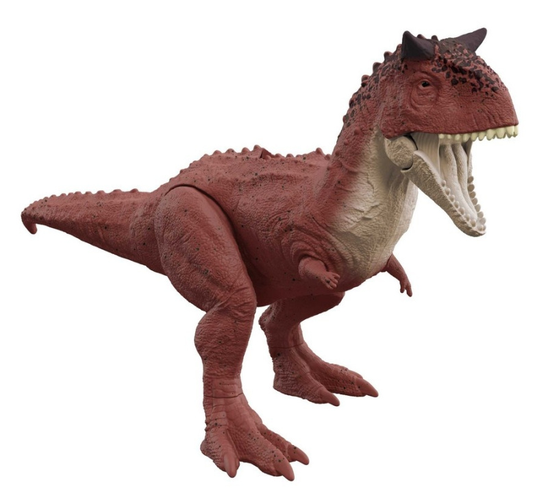 Mattel jurassic world rebirth řvoucí carnotaurus, jgm15