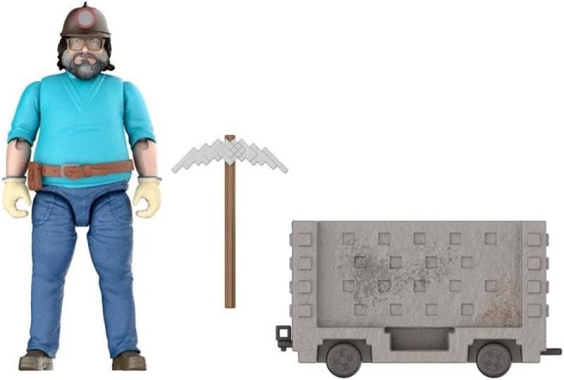 Minecraft filmový Steve a vozík