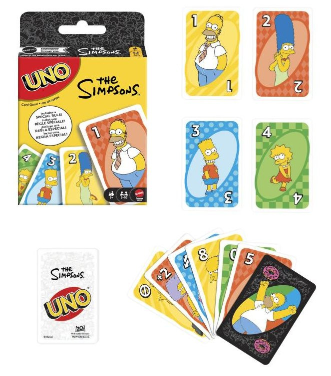 UNO Simpsonovi Mattel