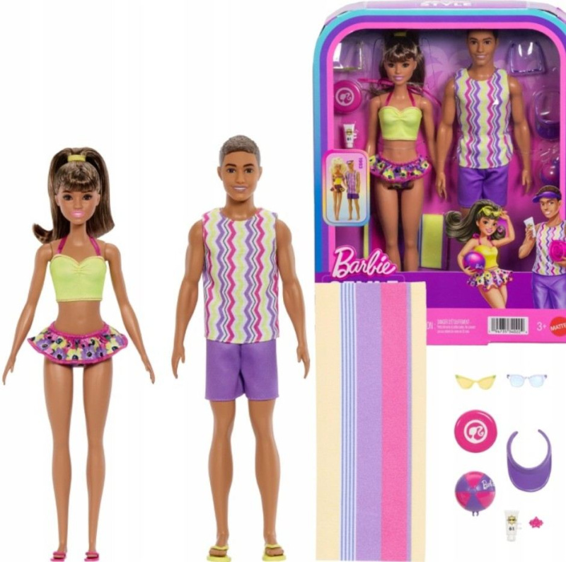 Mattel barbie® barbie a ken na pláži k 65. výročí, jjp05