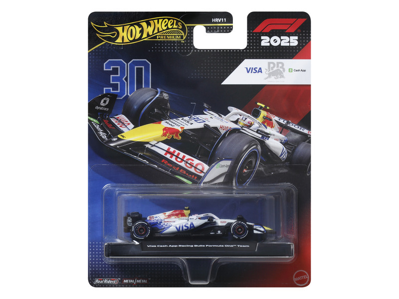 Hot Wheels F1 malý vůz - Liam Lawson - Racing Bulls