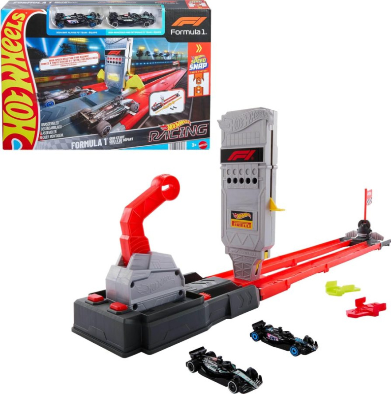 Mattel Hot Wheels Racing Formula 1 dráha Grid start
