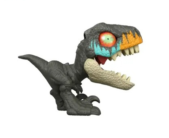 Mattel jurský svět mocní malí kousači velociraptor, jkt49