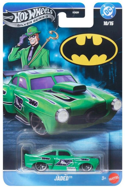 Mattel hot wheels silver series tématické auto batman jaded