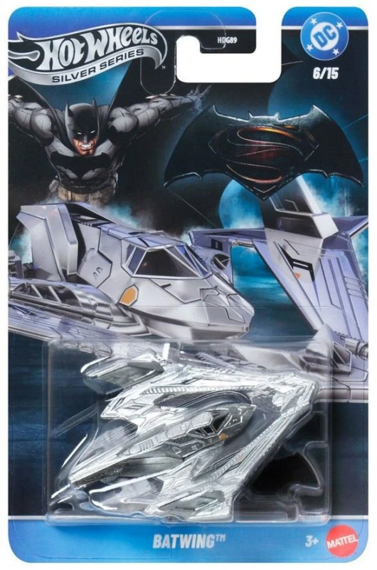 Mattel hot wheels silver series tématické auto batman batwing