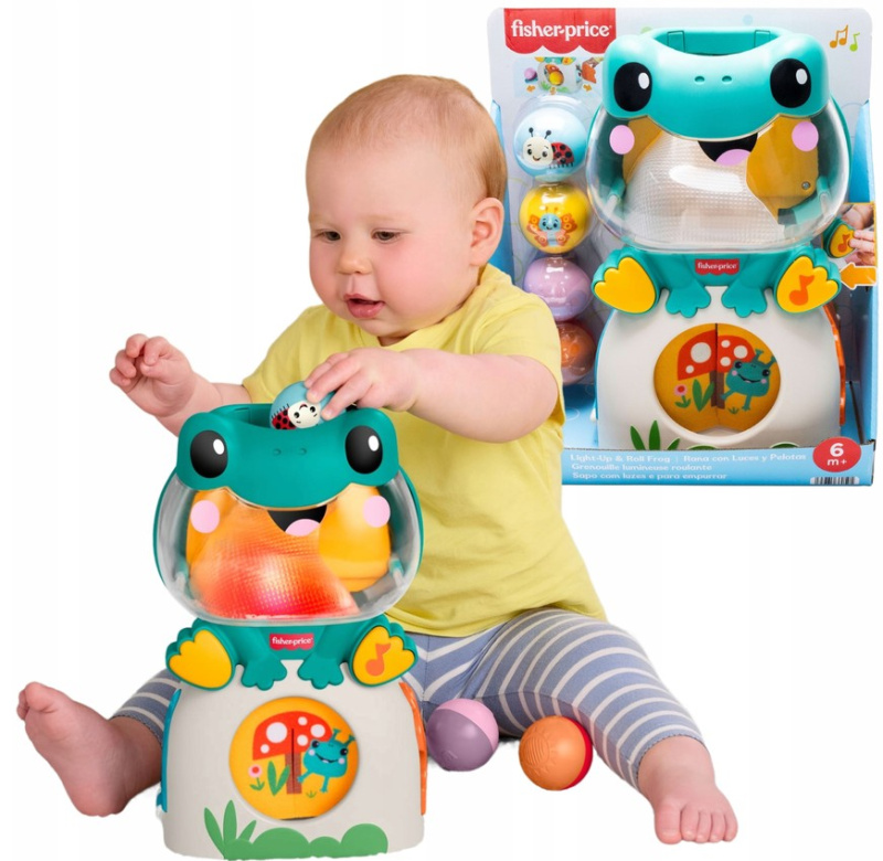 Fisher Price Hravá žabka s míčky JLB96