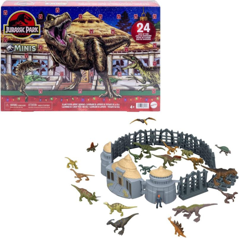 Mattel jurský svět adventní kalendář 2026, jld23