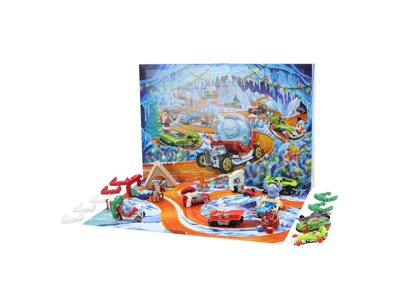 Mattel hot wheels® adventní kalendář 2026, jlg41