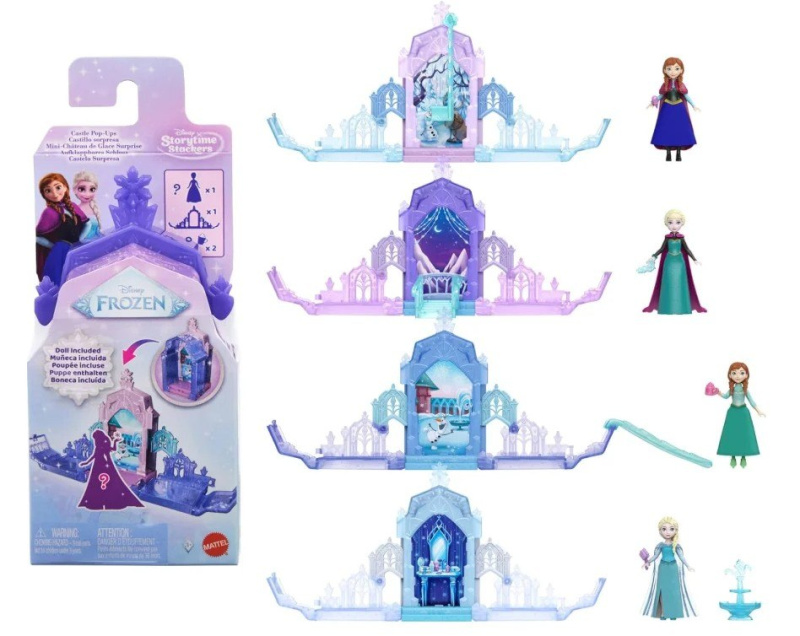 Mattel frozen disney princess pop-up hrad s panenkou