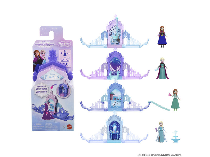 Mattel frozen disney princess pop-up hrad s panenkou