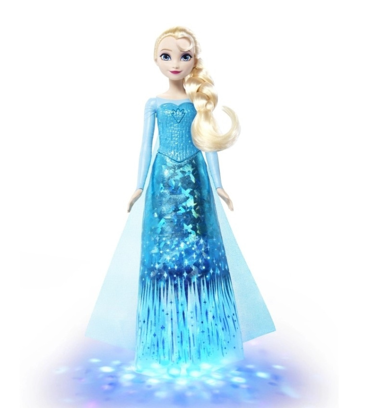 Mattel Frozen Anglicky zpívající panenka Elsa se světly