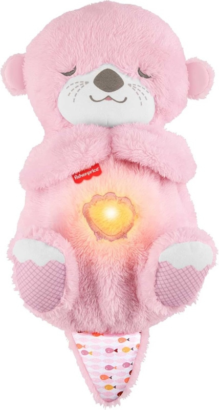 Fisher-Price Mazlivá a uklidňující růžová vydra