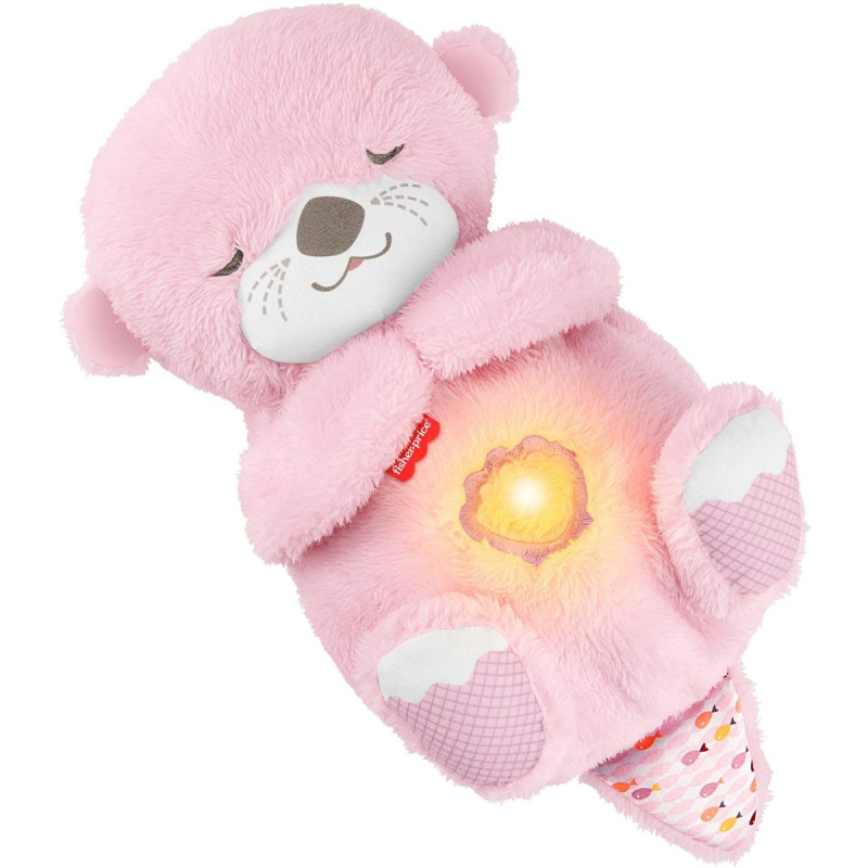 Fisher-Price Mazlivá a uklidňující růžová vydra