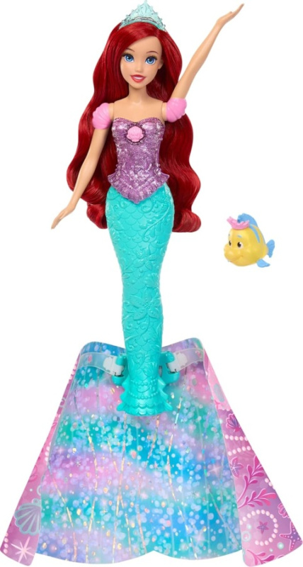 Mattel Disney Princess Panenka Ariel s proměnou JLK19