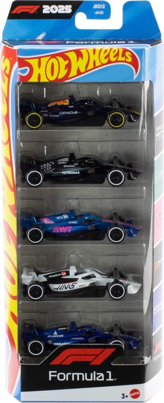 Mattel hot wheels® formule 1 angličák 5ks, jln11
