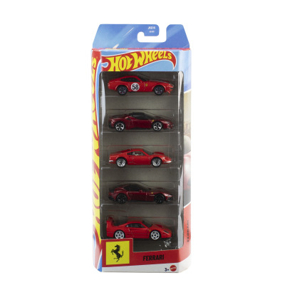 Hot Wheels 5ks angličák - Ferrari
