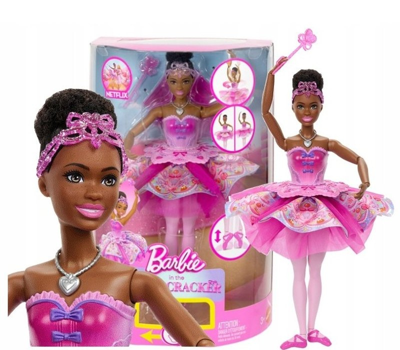 Mattel barbie® louskáček cukrová baletka s tutu sukní, jlw54