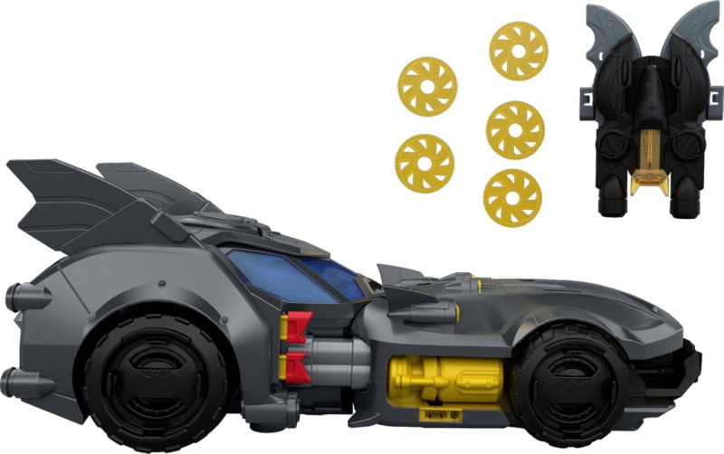Mattel dc batman batlink batmobile 40 cm, jmd52