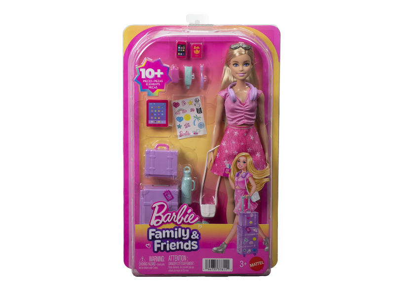 Mattel Barbie Panenka Malibu na cestách JMJ47