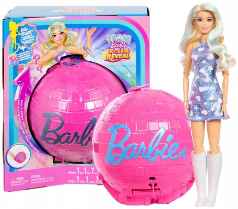 Mattel barbie® team roll & reveal rozjezd kariéry popstar, jmk19