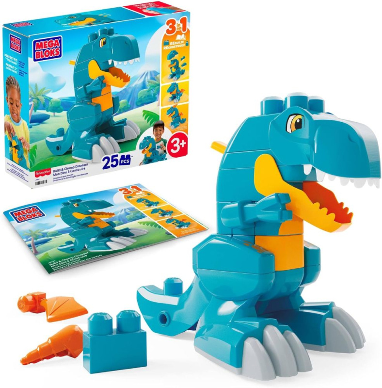 Mega Bloks Stavebnice dinosaurus 3 v 1