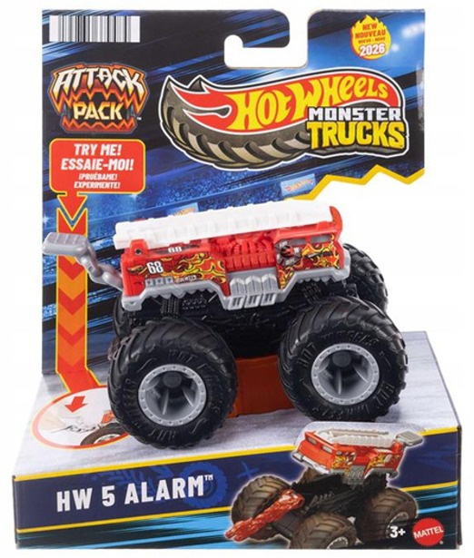 Mattel Hot Wheels Monster Trucks Attack Pack HW 5-Alarm