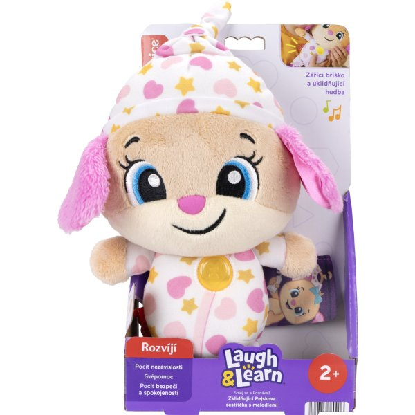 Fisher Price Zklidňující pejskova sestřička s melodiemi CZ