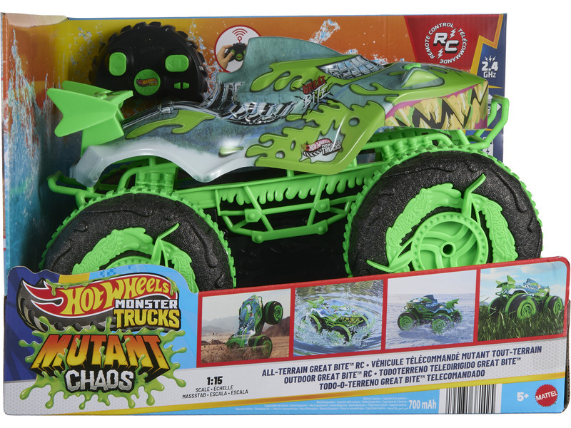 Mattel Hot Wheels RC Monster Trucks All-terrain Mutant RC 1:15
