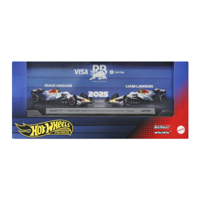 Hot Wheels 2 ks angličák premium Formula 1 Racing Bulls Hadjar & Lawson