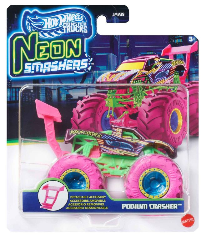 Mattel Hot Wheels Monster Trucks Neon smashers ass